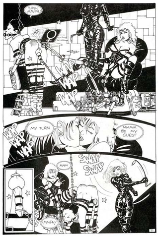 Illustration for article titled The Naughtiest Dystopian Fetish Comics (NSFW)
